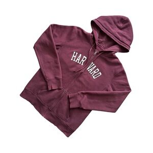 Vintage Y2K JanSport Harvard Zip-Up Hoodie